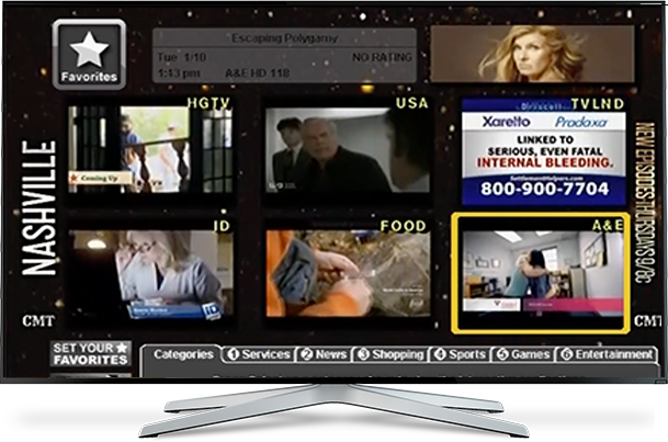 TV featuring DishHome programming