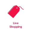 icon of price tag depicting Live Shopping