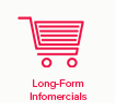 icon of shopping cart depicting long-form infomercials